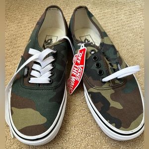 Vans Authentic Camo Shoes